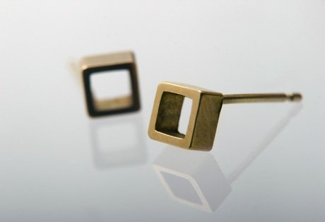 square studs by Shona Carnegie from shonacarnegie.co.uk