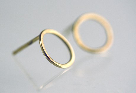 etched drop studs