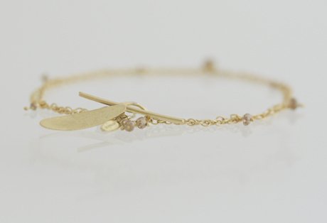 gold loop bracelet