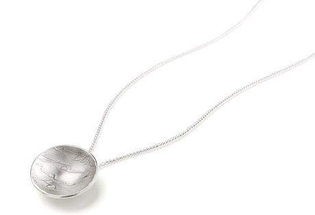 diary pebble pendant -sm