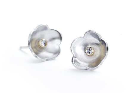 diamond daisy studs-lg