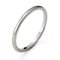 slim white gold ring