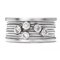 white gold diamond stack ring