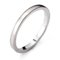 white gold sq profile ring