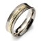 gold concave ring