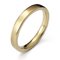 yellow gold comfort ring