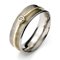 gold and diamond concave ring